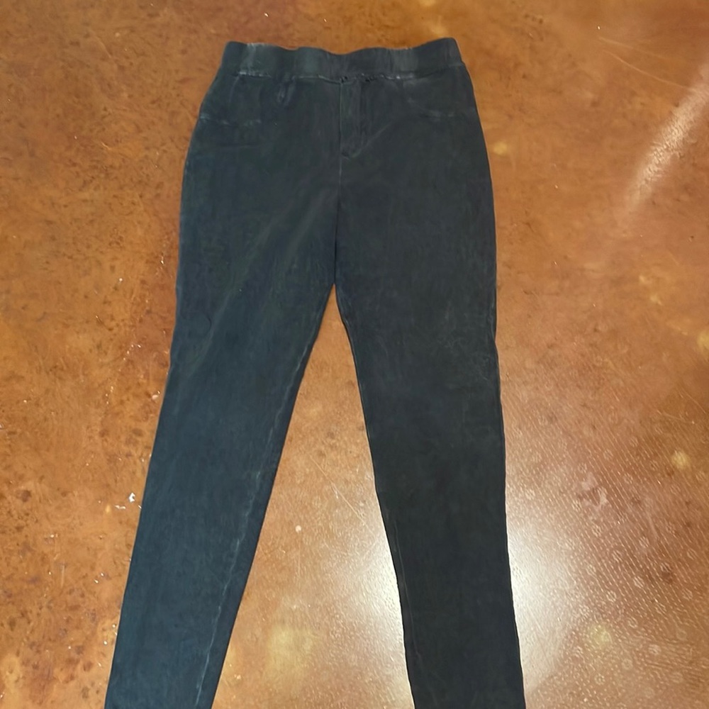 Girls stretchy jean leggings